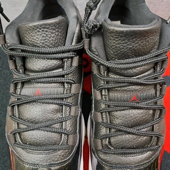 %Size 14 Nike Air Jordan 11 Retro Low 72-10  Black White AV2187-001 / AJ2 main image 9